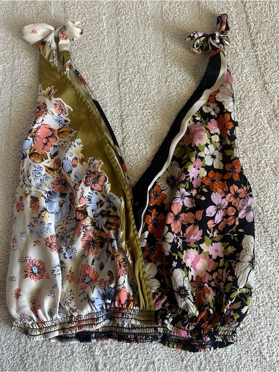 Free People Tops - Free People Women’s Tied To You Tank Top Vibrant Floral